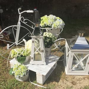 Decoración floral de boda realizada por la floristería de Vigo