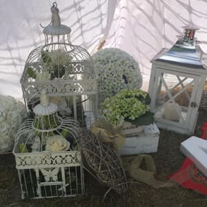 Decoración floral de boda realizada por la floristería de Vigo