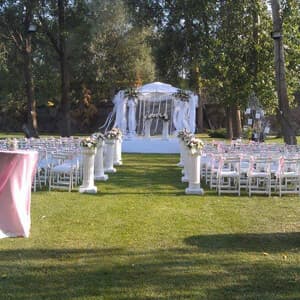 Decoración floral de boda realizada por la floristería de Vigo