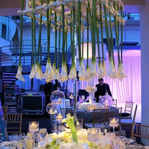 Decoración floral de boda realizada por la floristería de Vigo
