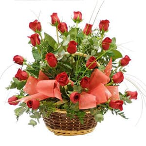 Ramo de rosas elaborado en la floristería de Vigo