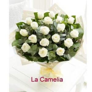 Ramo de rosas elaborado en la floristería de Vigo