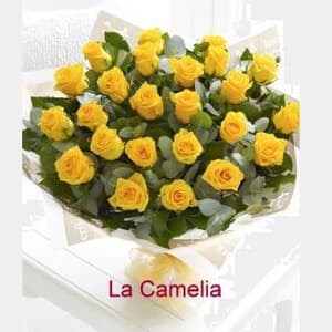 Ramo de rosas elaborado en la floristería de Vigo